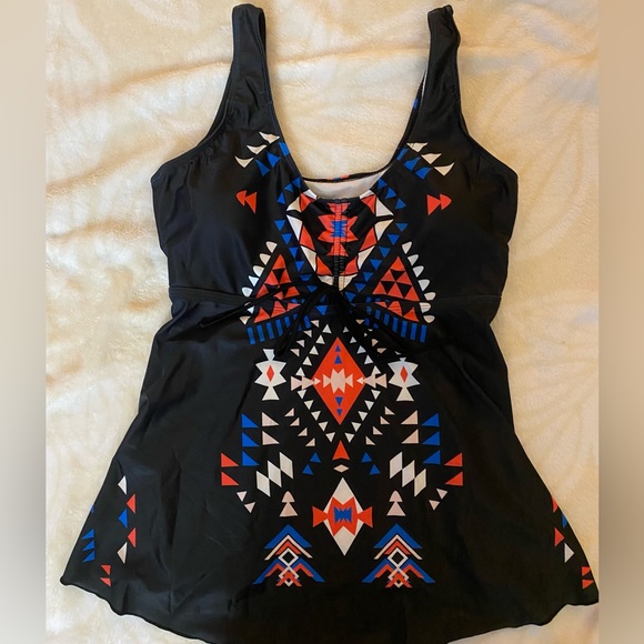 Other - Swim Top, Aztec Fast Fashion Bathing Suit Tankini, large